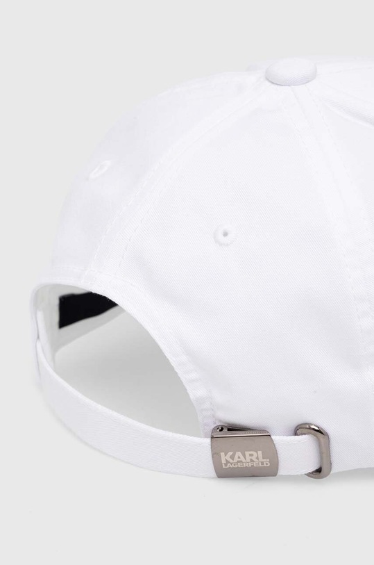 Akcesoria Karl Lagerfeld czapka z daszkiem 542123.805626 biały