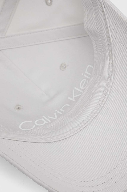 Bavlněná baseballová čepice Calvin Klein bílá K50K510487