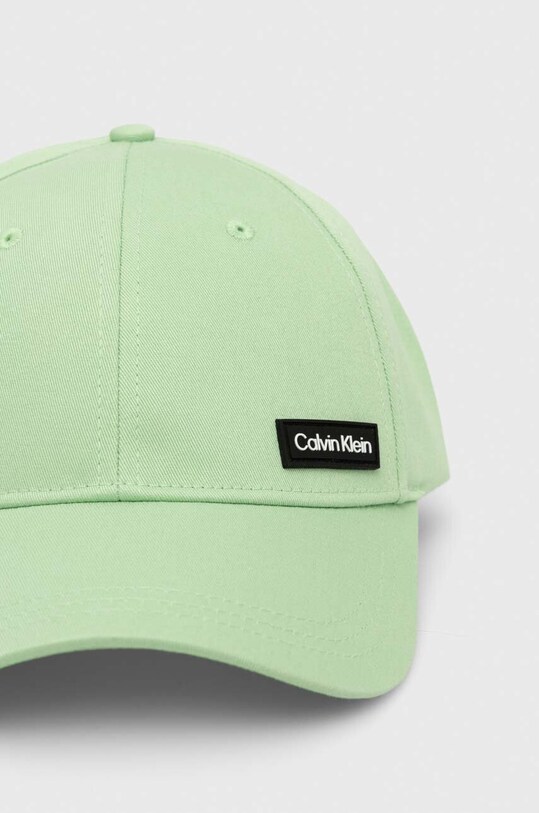 Calvin Klein șapcă de baseball din bumbac K50K510487 verde SS24