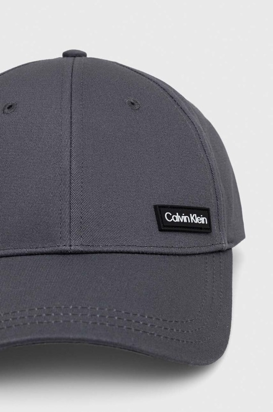 Calvin Klein șapcă de baseball din bumbac K50K510487 gri SS24