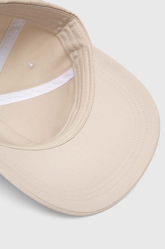 Bavlněná baseballová čepice Calvin Klein béžová KM0KM00983