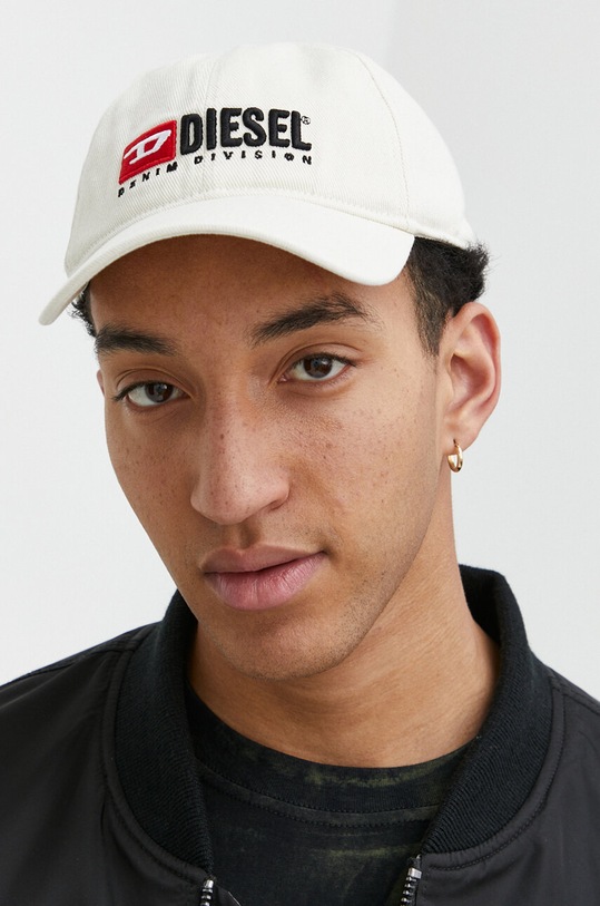 Diesel șapcă de baseball din bumbac A11356.0PFAA bej