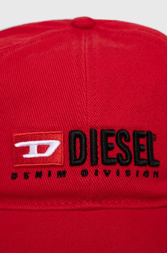 Diesel șapcă de baseball din bumbac A11356.0PFAA rosu SS24