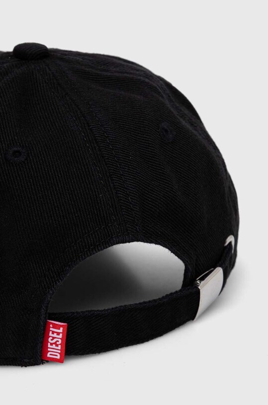 Accesorii Diesel șapcă de baseball din bumbac A11356.0PFAA negru