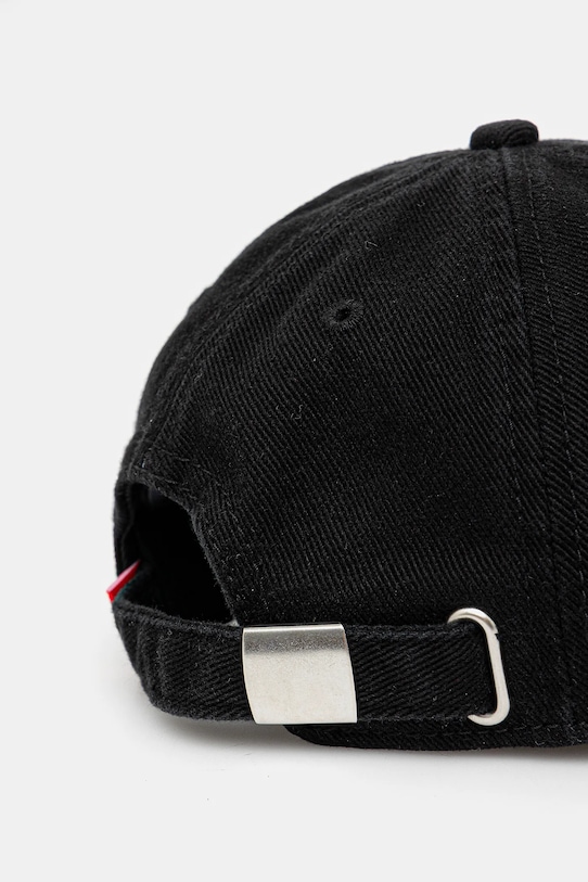 Akcesoria Diesel czapka z daszkiem bawełniana A11360.0BLAA czarny