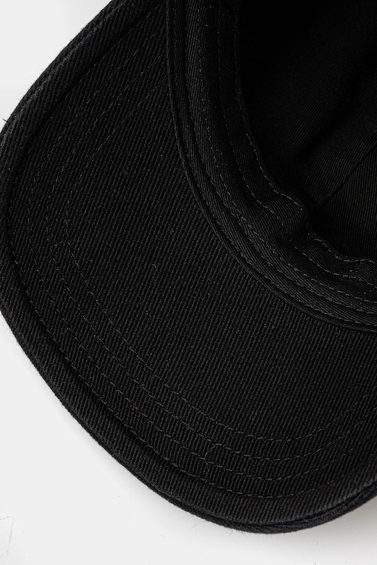 Diesel czapka z daszkiem bawełniana czarny A11360.0BLAA