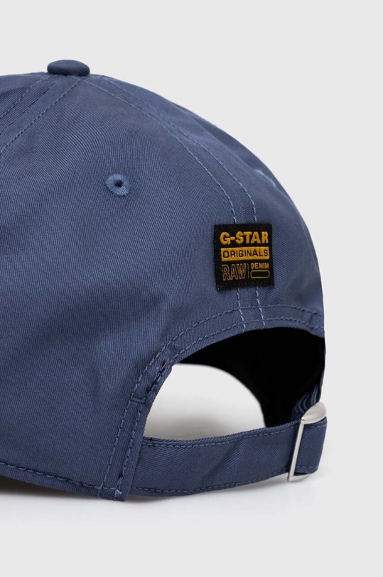 Akcesoria G-Star czapka z daszkiem bawełniana D24313.A504 niebieski