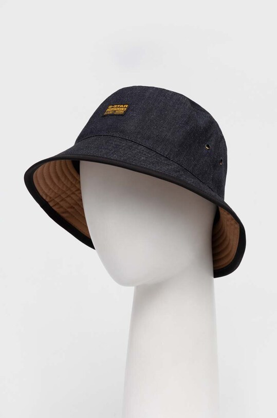 Bavlněná čepice G-Star bavlna námořnická modř D24320.D252