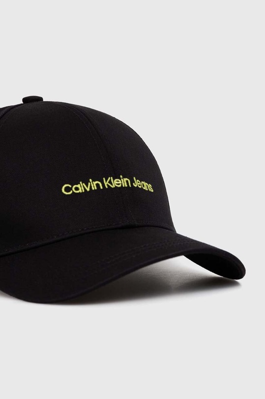 Аксесуари Бавовняна бейсболка Calvin Klein Jeans K50K510062 чорний