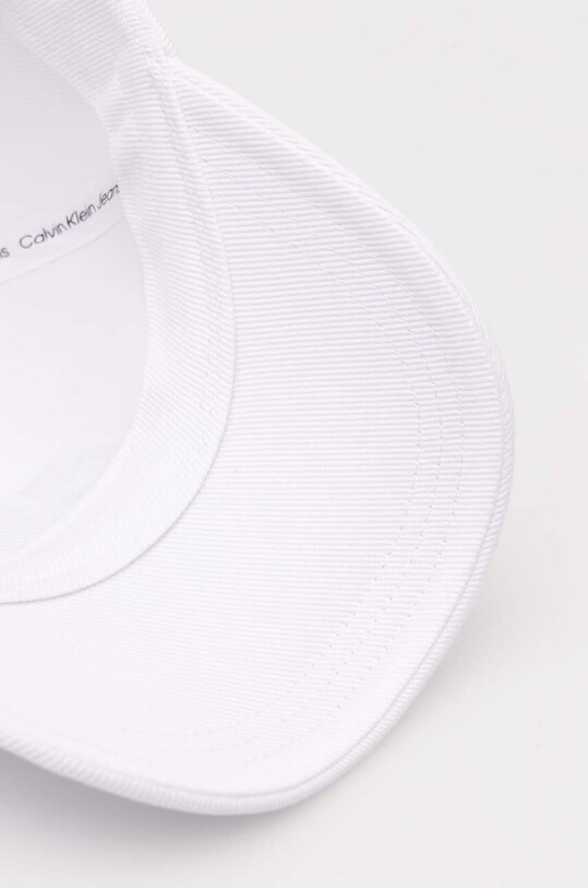 Calvin Klein Jeans șapcă de baseball din bumbac alb K50K511805
