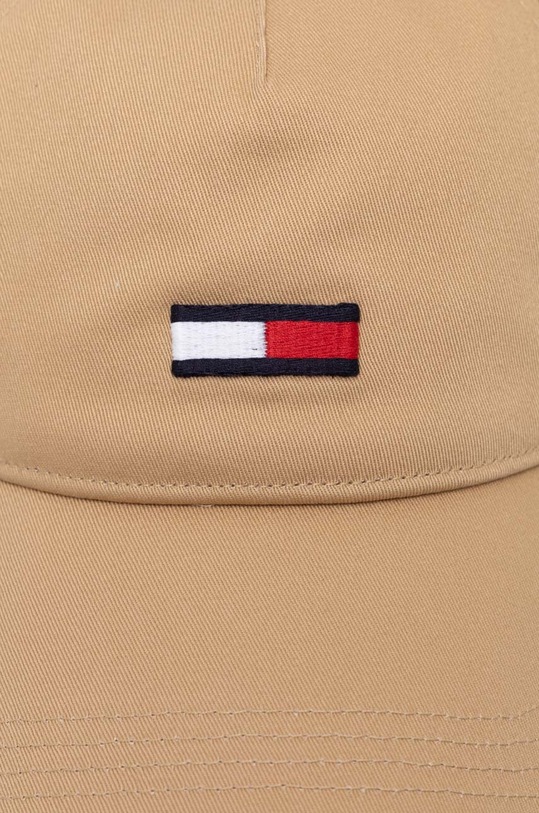 Bavlněná baseballová čepice Tommy Jeans AM0AM11692 béžová AW24