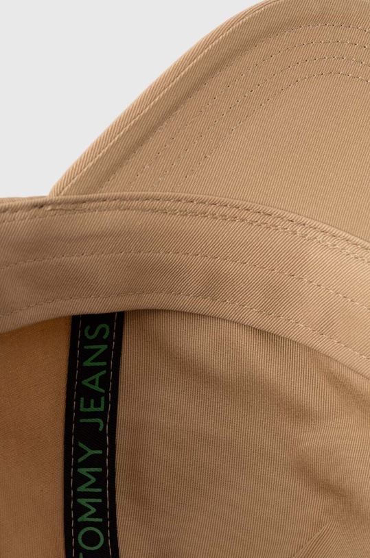Bavlněná baseballová čepice Tommy Jeans béžová AM0AM11692