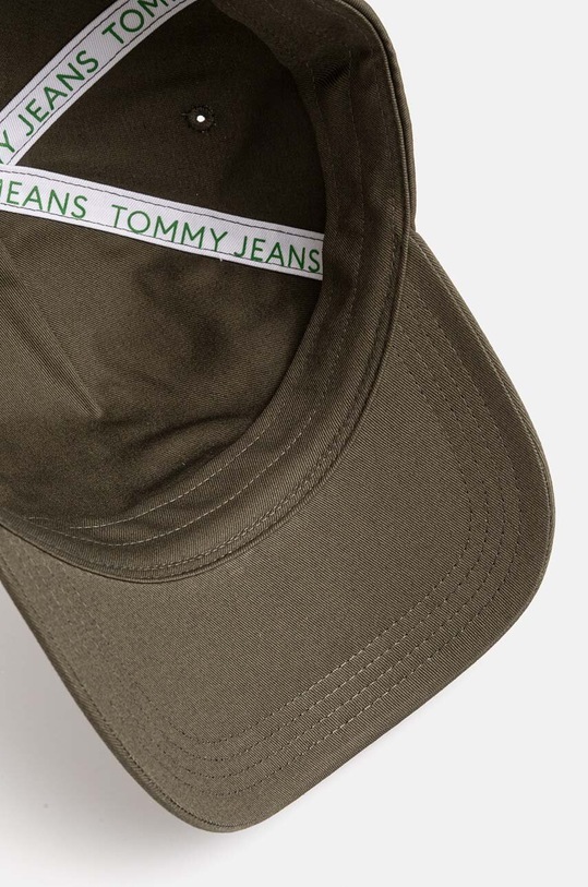 Бавовняна бейсболка Tommy Jeans зелений AM0AM11692