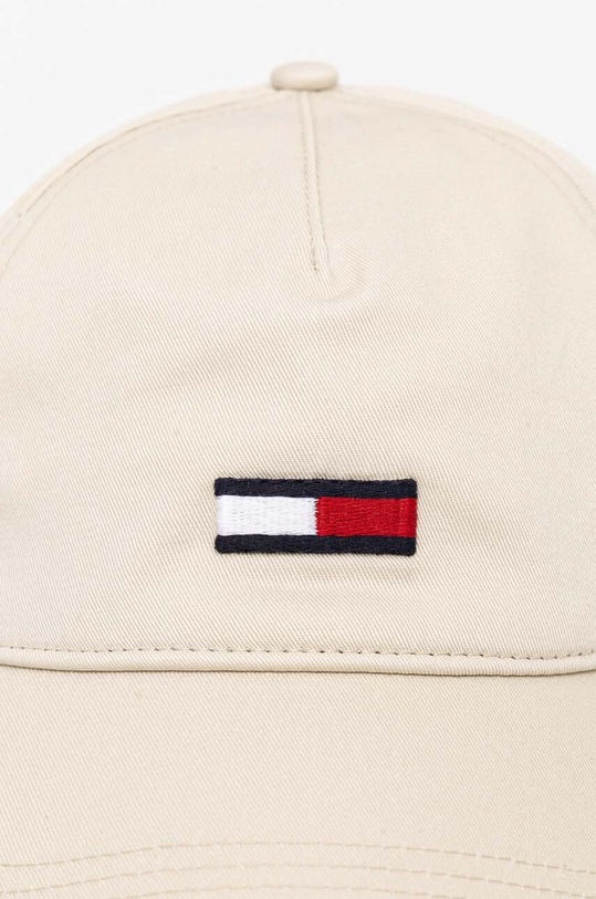Bavlnená šiltovka Tommy Jeans AM0AM11692 béžová AW24