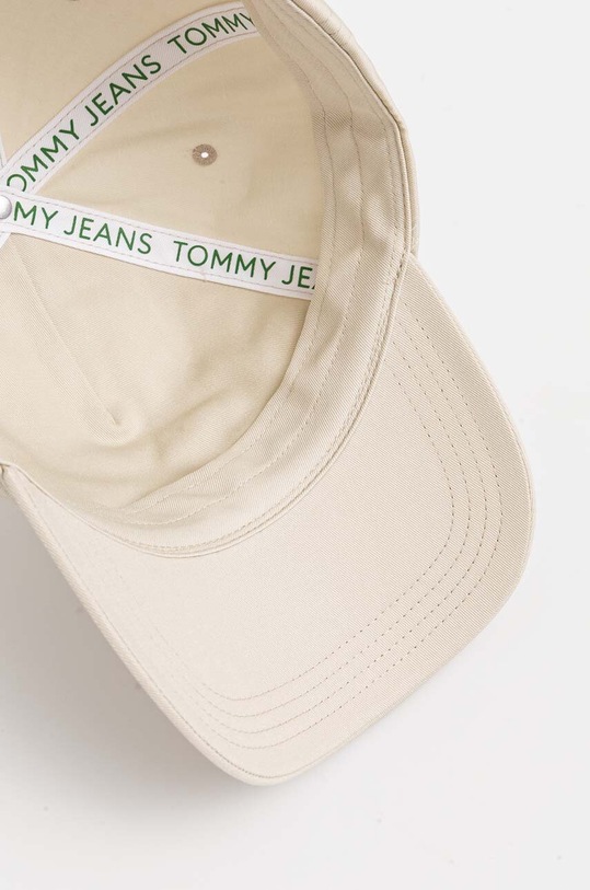 Tommy Jeans șapcă de baseball din bumbac bej AM0AM11692