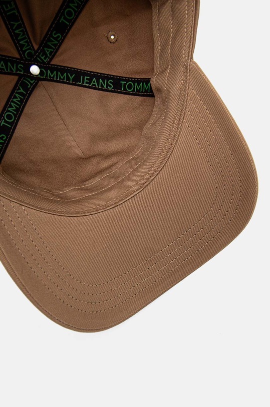 Tommy Jeans czapka z daszkiem bawełniana beżowy AM0AM11692