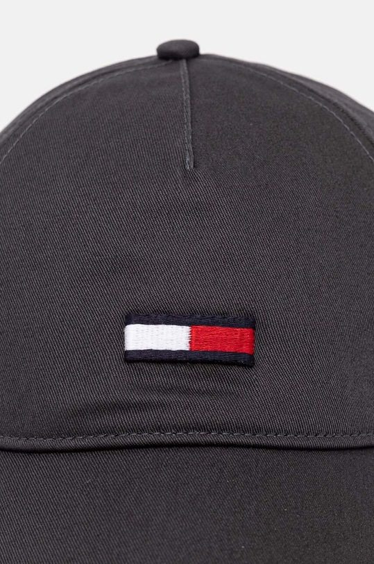 Bavlněná baseballová čepice Tommy Jeans AM0AM11692 šedá AW24
