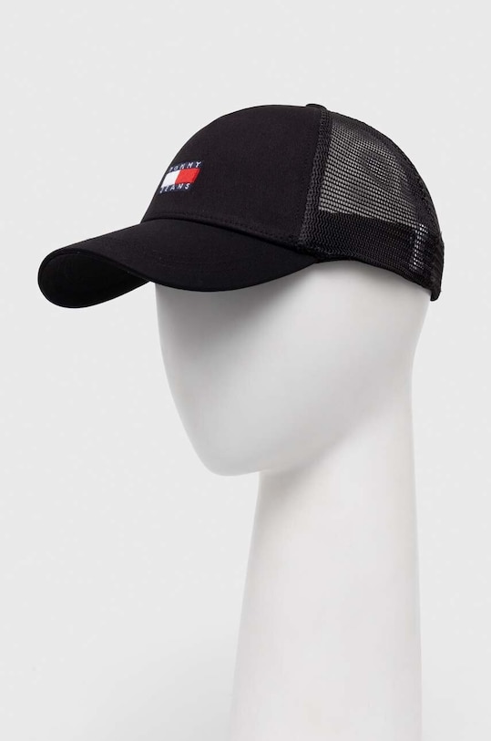 Кепка Tommy Jeans аплікація чорний AM0AM12139