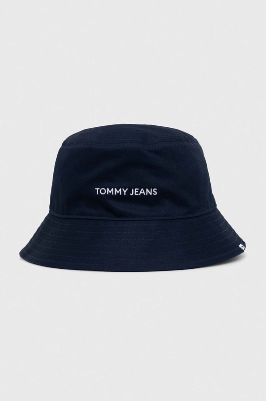 Tommy Jeans kapelusz bawełniany aplikacja granatowy AM0AM12144