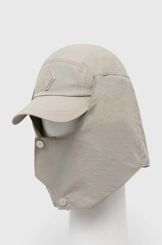 A-COLD-WALL* czapka z daszkiem Diamond Hooded Cap aplikacja beżowy ACWUA199
