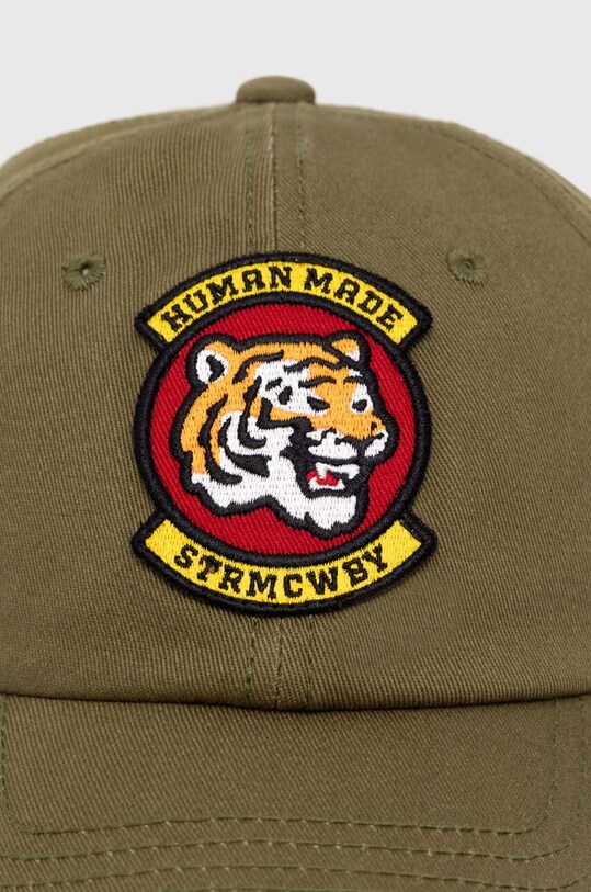 Хлопковая кепка Human Made 6 Panel Cap HM27GD014 зелёный SS24