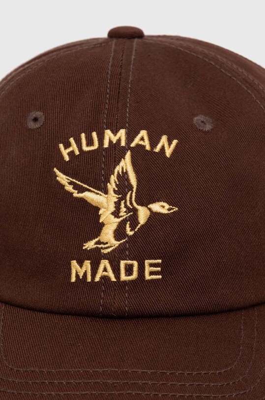 Human Made berretto da baseball in cotone HM27GD015 marrone SS24