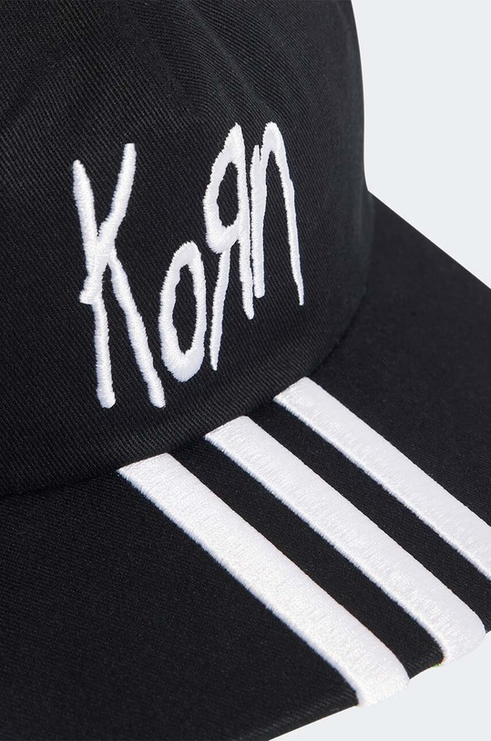 Bavlněná baseballová čepice adidas Originals Korn Cap JF3139 černá SS24