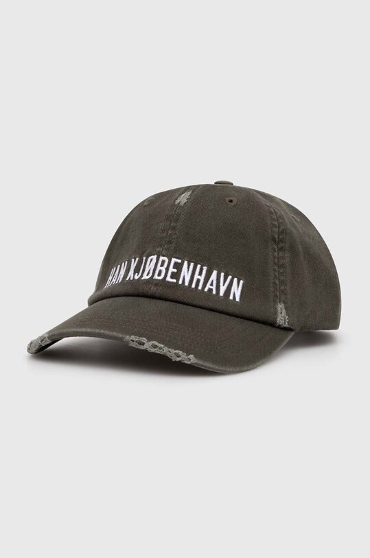 Han Kjøbenhavn cotton baseball cap Distressed Signature Cap