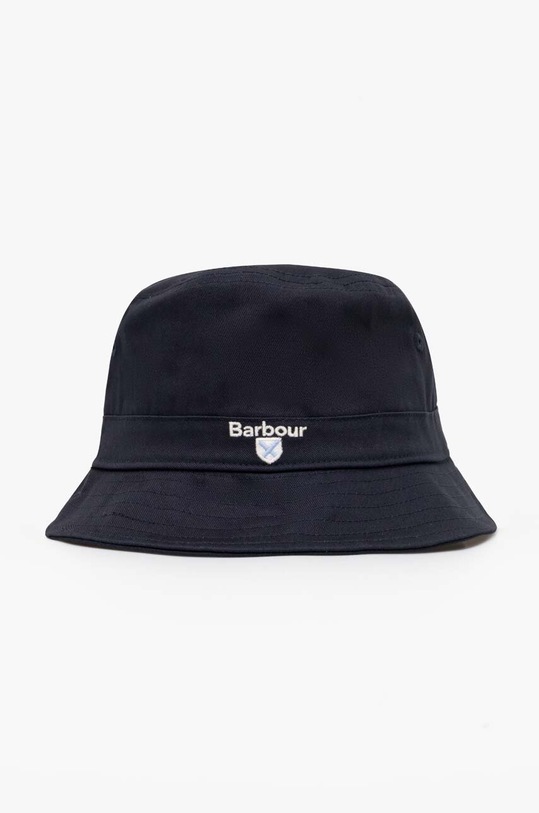 Barbour kapelusz bawełniany Cascade Bucket Hat bawełna granatowy MHA0615