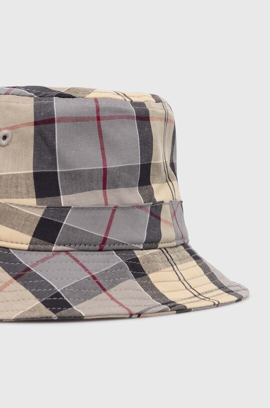 Бавовняний капелюх Barbour Tartan Bucket Hat MHA0618 бежевий SS24