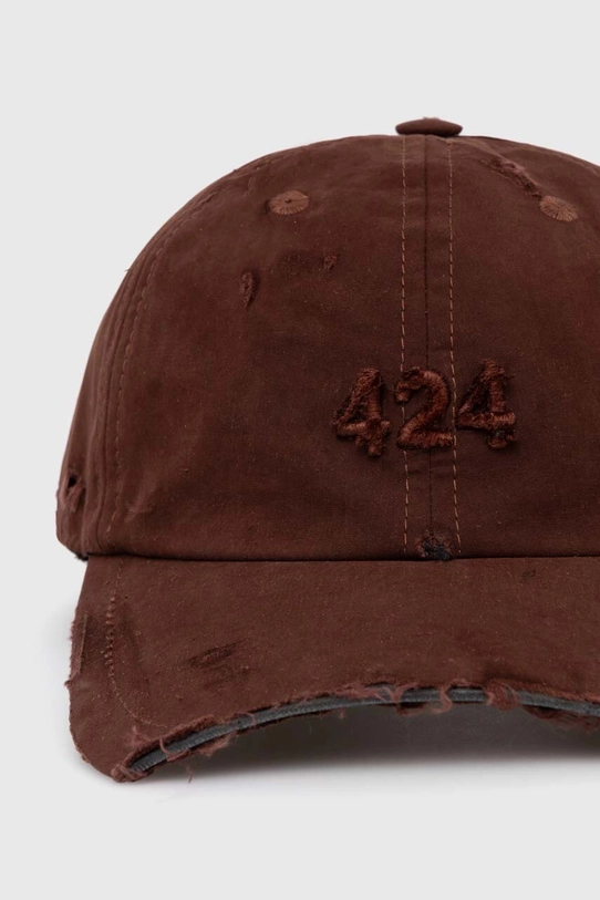 Шапка с козирка 424 Distressed Baseball Hat FF4SMY01CP.TE003.770 кафяв SS24