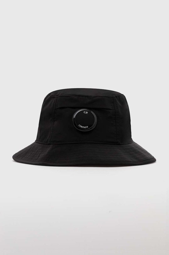 C.P. Company hat Chrome-R Bucket applique black 16CMAC367A005904A