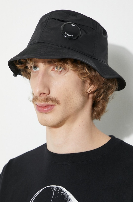 C.P. Company hat Chrome-R Bucket 16CMAC367A005904A black