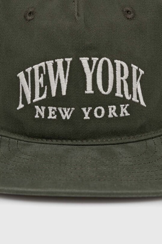 Abercrombie & Fitch șapcă de baseball din bumbac KI112.4142.300 verde SS24