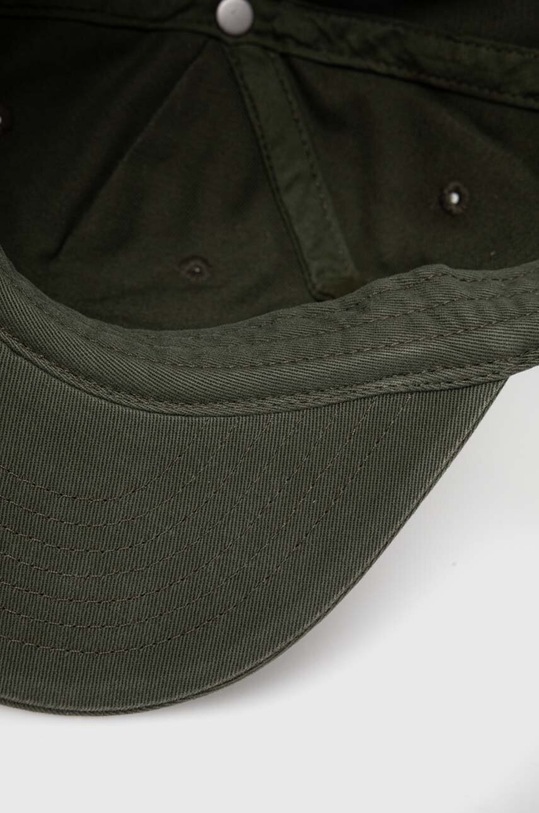 Βαμβακερό καπέλο του μπέιζμπολ Abercrombie & Fitch πράσινο KI112.4142.300