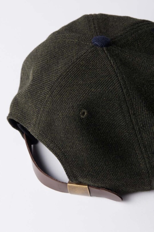Akcesoria by Parra czapka z daszkiem Stupid Strawberry 6 Panel Hat Hunter 51275 zielony