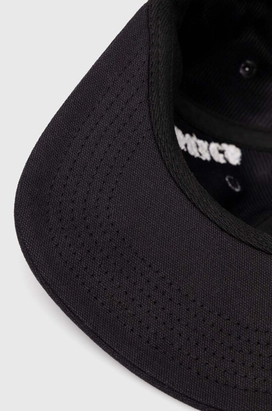 Bavlněná baseballová čepice PLEASURES Horns Canvas Cap černá P24SP067.BLACK