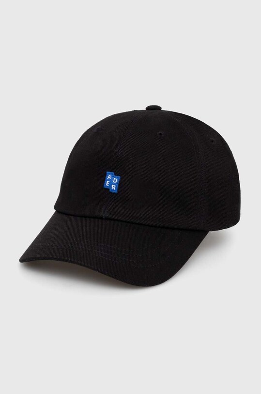 Ader Error cotton baseball cap TRS Tag Cap applique black BMSGFYHW0201