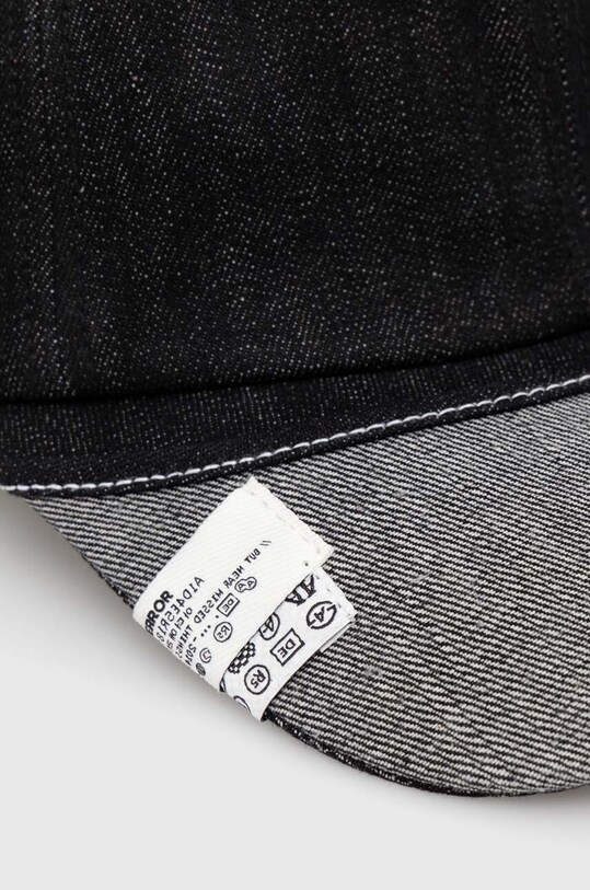 Ader Error denim baseball cap BN01SSHW0204 black SS24