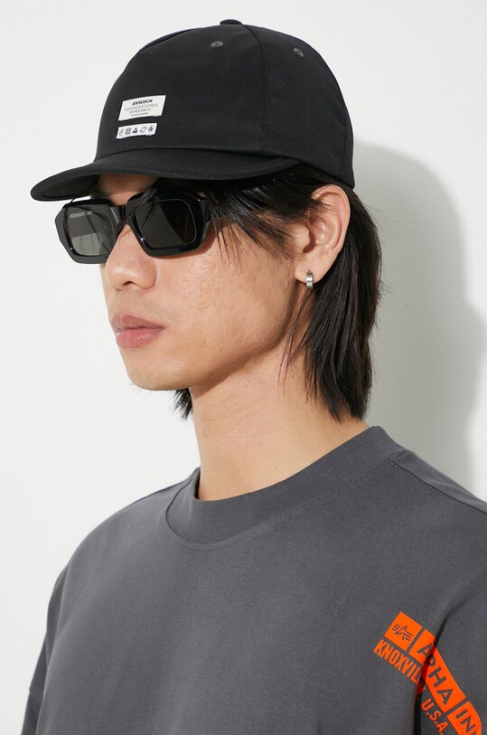 Ader Error czapka z daszkiem wełniana Cap BN01SSHW0206 czarny
