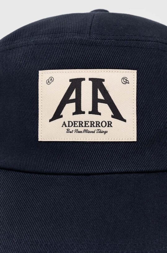 Ader Error czapka z daszkiem bawełniana Cap BN01SSHW0207 granatowy SS24