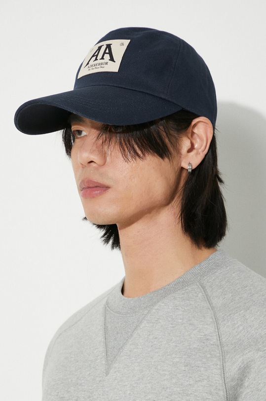 Ader Error cotton baseball cap Cap BN01SSHW0207 navy