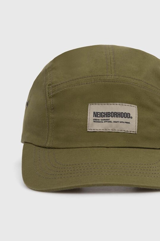 NEIGHBORHOOD cotton baseball cap Mil Jet Cap 241YGNH.HT08 green SS24
