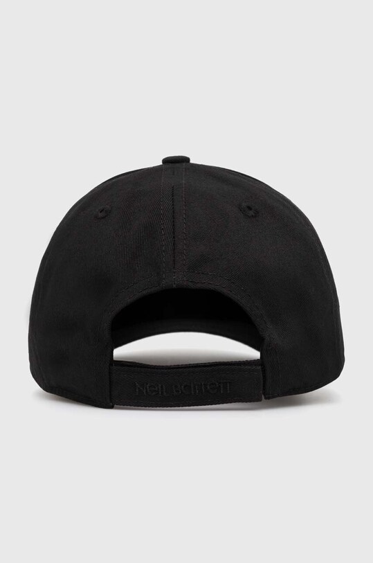 Doplnky Bavlnená čiapka Neil Barrett Bolt Cotton Twill Six Panels Cap MY77320A.Y9501.001N čierna