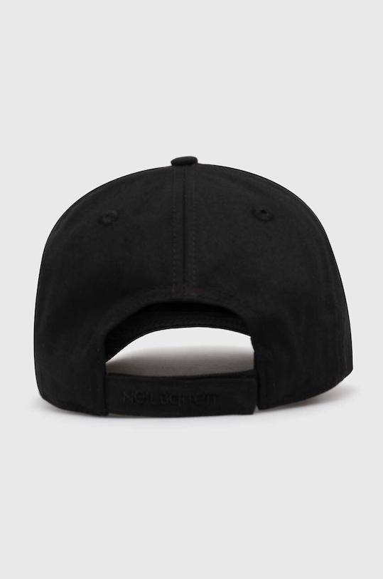 Akcesoria Neil Barrett czapka z daszkiem bawełniana Bolt MY77320A.Y9501.524N czarny