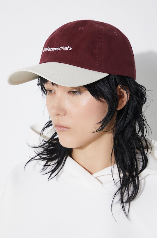thisisneverthat czapka z daszkiem bawełniana T-Logo Cap TN240WHWBC01