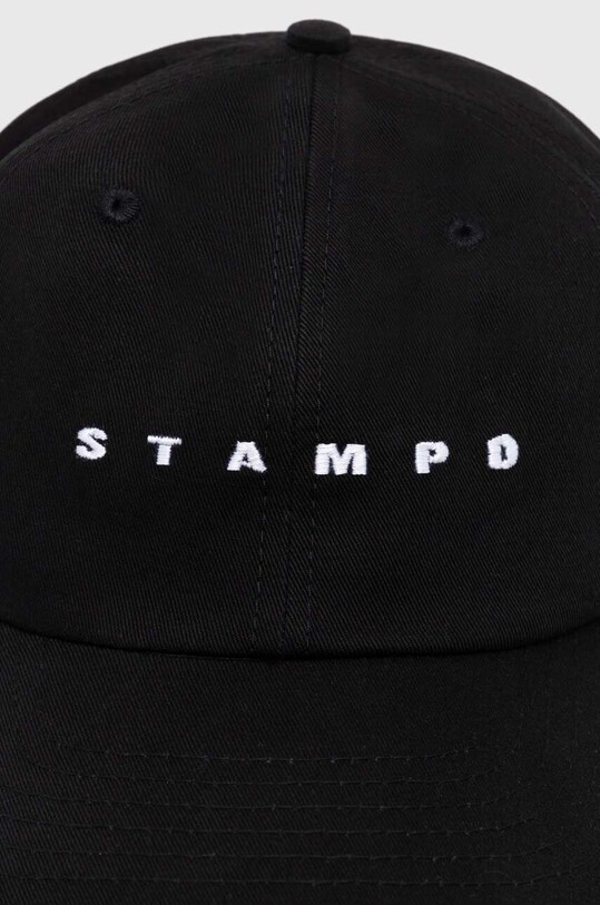 STAMPD șapcă de baseball din bumbac Strike Logo Sports Cap SLA.U3219HT.BLK negru SS24