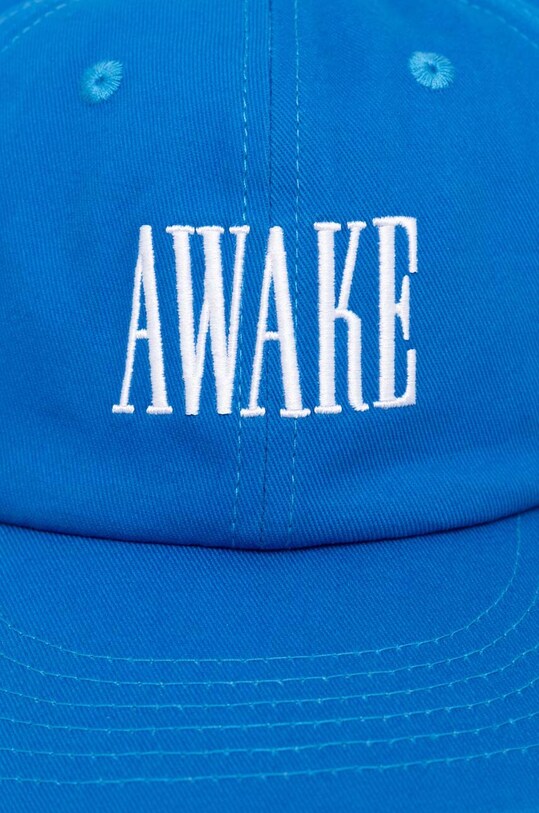 Хлопковая кепка Awake NY Logo Hat SP24.HT004 голубой SS24