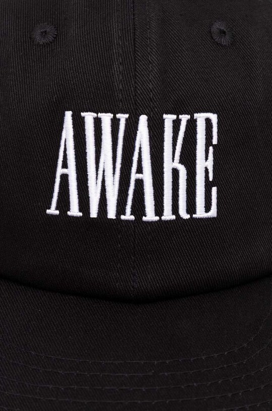 Хлопковая кепка Awake NY Logo Hat SP24.HT004 чёрный SS24