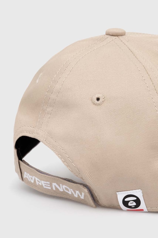 Accesorii AAPE șapcă de baseball din bumbac AAPCPM4865XXM bej